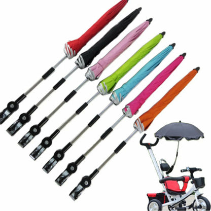 360° Rotating Pram Umbrella — Baby Stroller Sun & Rain Canopy