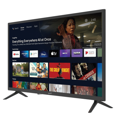 Supersonic 32-Inch Smart FHD DLED TV with Google Assistant Built-In