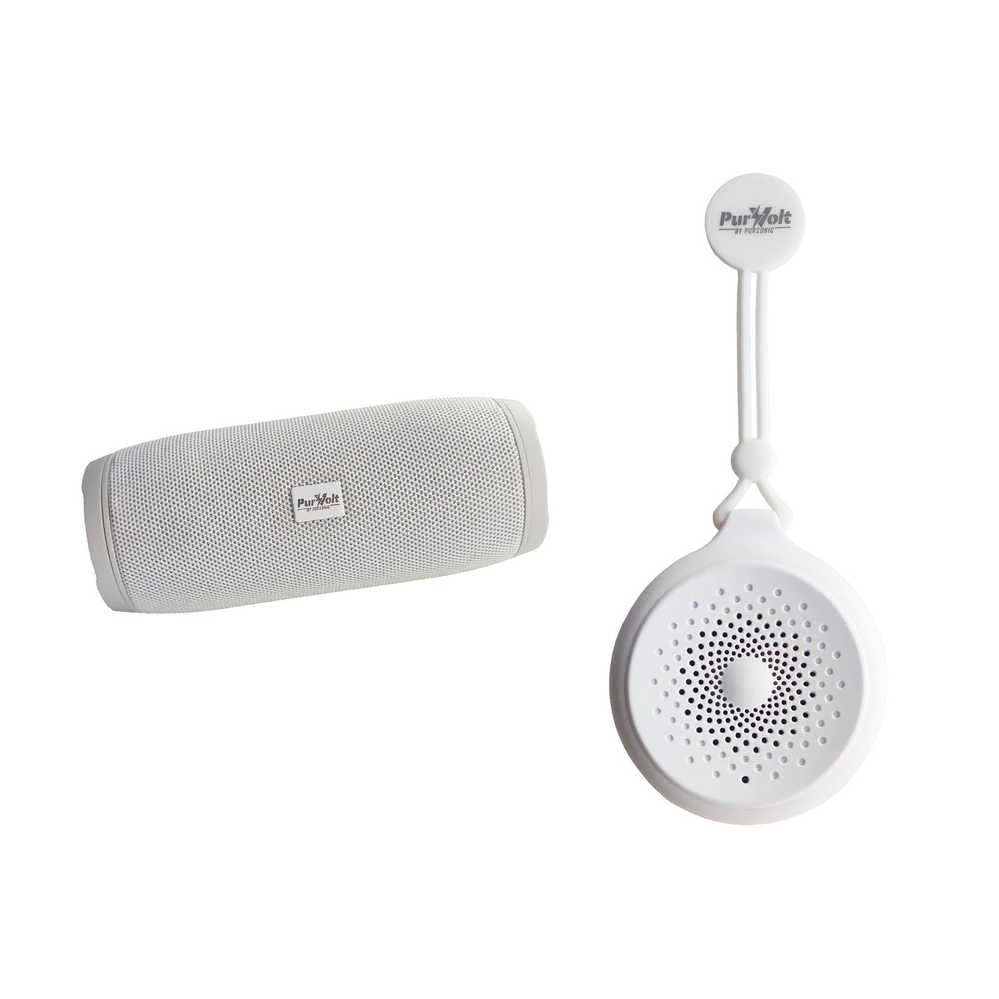 Pursonic Peak + Waterproof Wireless Speaker Bundle – 360° Sound, IPX4, 7-Hour Battery
