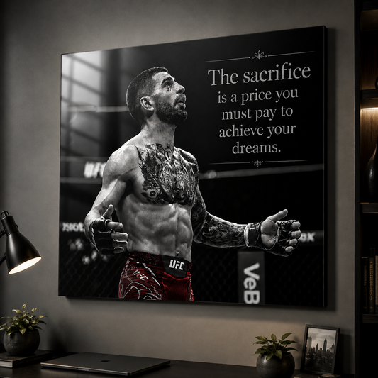 Ilia Topuria — The Sacrifice | Premium Metal Print