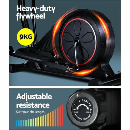 Everfit Elliptical Cross Trainer Exercise Bike — Home Fitness Equipment