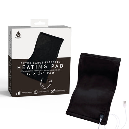 Pursonic Power Bank 10,000mAh + XL Electric Heating Pad Bundle – USB-C Powered