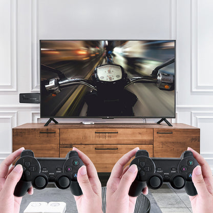 HD Wireless Game Stick Console — 10,000 Built-In Games with 2.4G Gamepad