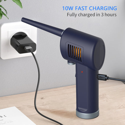 Electric Air Duster for Computer & Electronics Cleaning — Cordless Compressed Air Blower