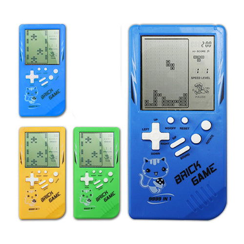 Retro Tetris Handheld Game Player — Classic Arcade Pocket Console