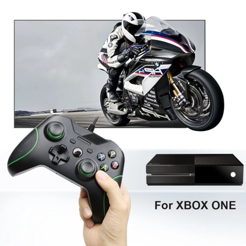 USB Wired Controller for Xbox One & PC – Dual Vibration + Headphone Jack