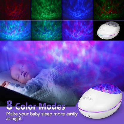 Ocean Wave Projector Night Light with Bluetooth Music Player