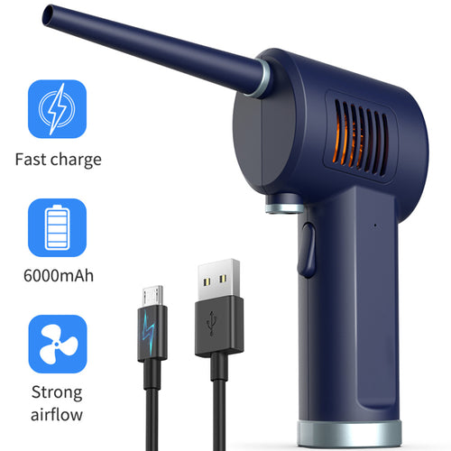 Electric Air Duster for Computer & Electronics Cleaning — Cordless Compressed Air Blower