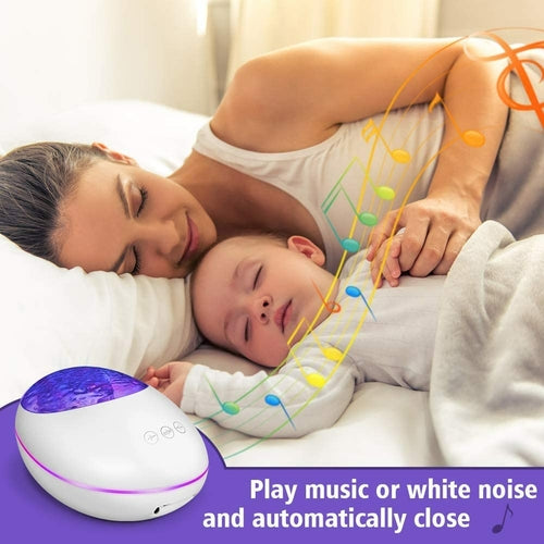 Ocean Wave Projector Night Light with Bluetooth Music Player