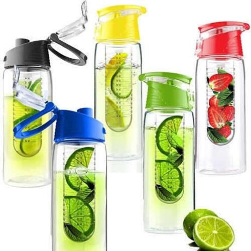 Fruit Infuser Water Bottle – BPA-Free, Leak-Proof, 5 Colors – Gym, Office & Travel