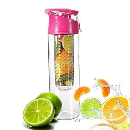 Fruit Infuser Water Bottle – BPA-Free, Leak-Proof, 5 Colors – Gym, Office & Travel