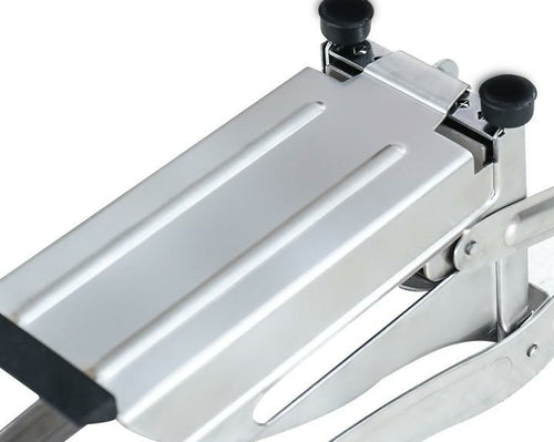 Stainless Steel French Fries & Potato Cutter – 2 Interchangeable Blades, Wall-Mount