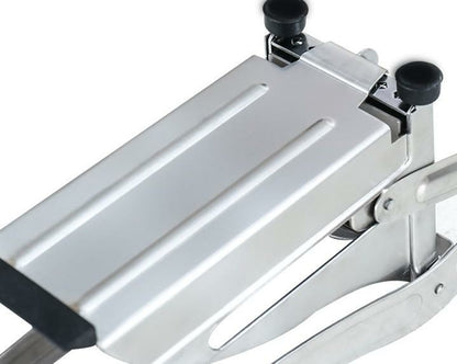 Stainless Steel French Fries & Potato Cutter – 2 Interchangeable Blades, Wall-Mount