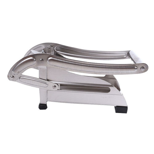 Stainless Steel French Fries & Potato Cutter – 2 Interchangeable Blades, Wall-Mount