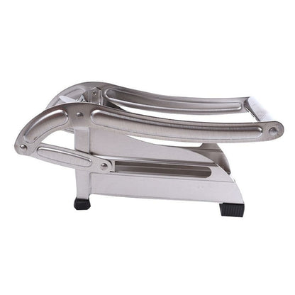 Stainless Steel French Fries & Potato Cutter – 2 Interchangeable Blades, Wall-Mount