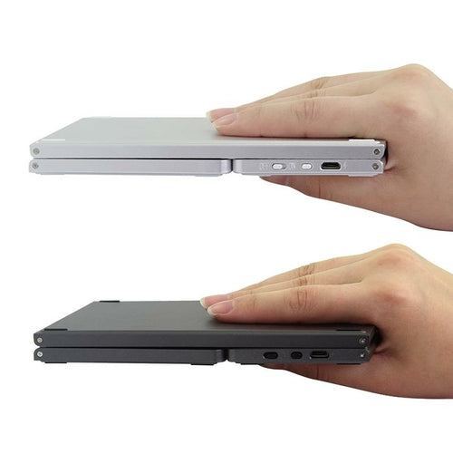 Portable Triple Folding Bluetooth Keyboard — Wireless Mini Keyboard for Phone & Tablet