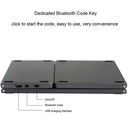 Portable Triple Folding Bluetooth Keyboard — Wireless Mini Keyboard for Phone & Tablet