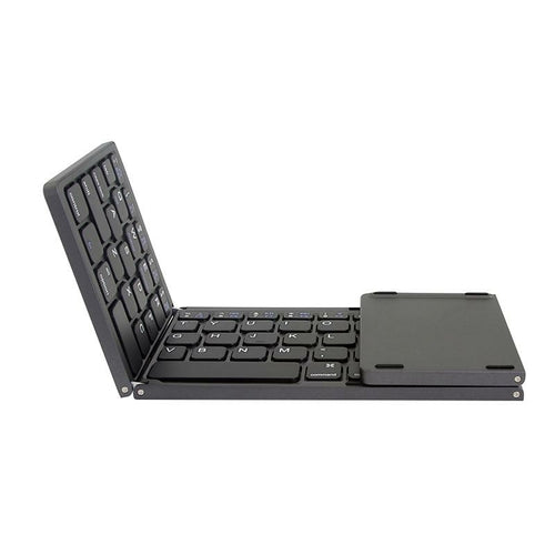 Portable Triple Folding Bluetooth Keyboard — Wireless Mini Keyboard for Phone & Tablet